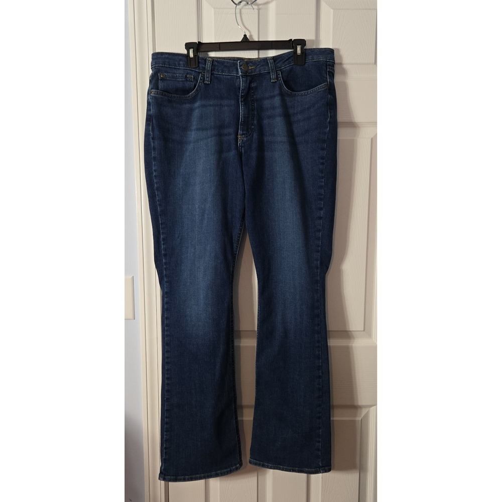 Lee Womans‎ Boot Cut Jeans Size 16L (36 x 33) Mid Rise